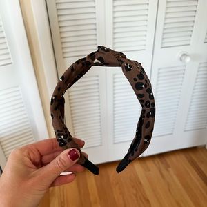 Leopard Print Knotted Headband